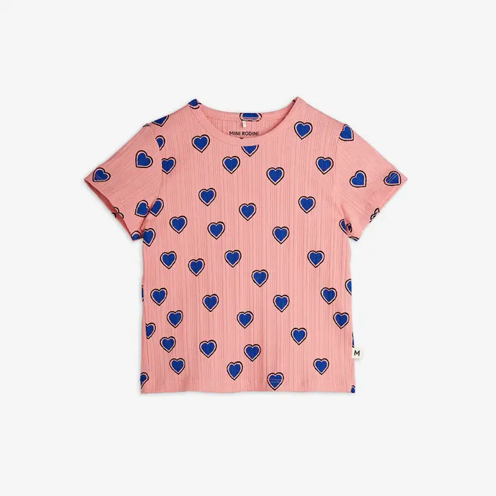 Outlined hearts T-shirt 