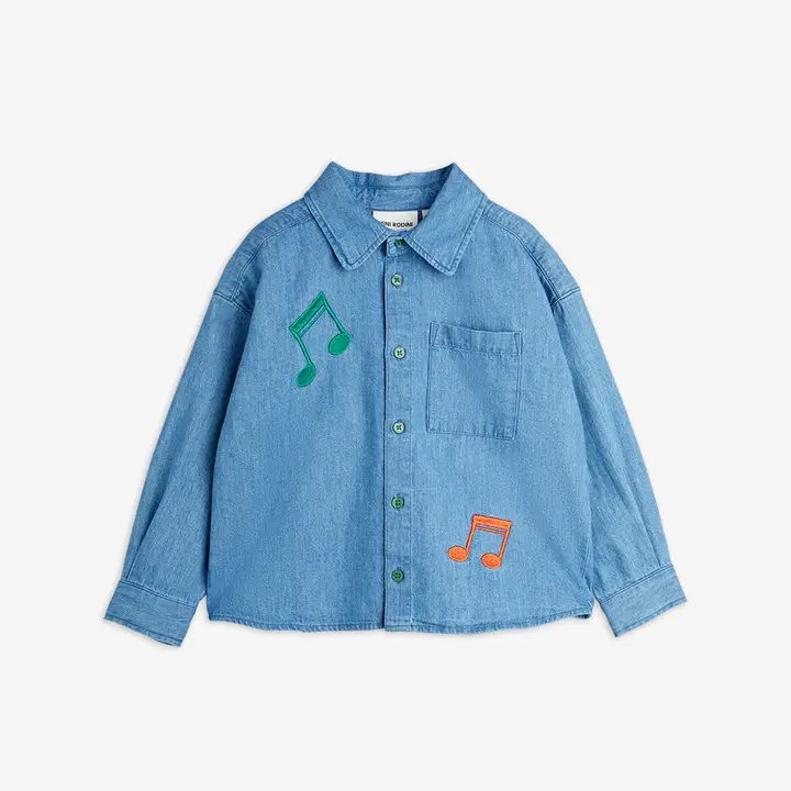 Note lightweight denim shirt