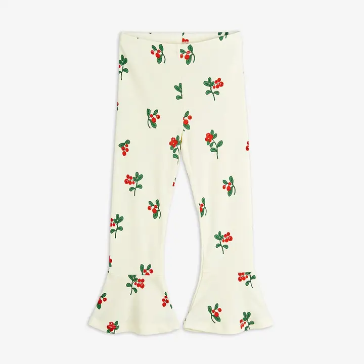 Lingonberries flared trousers