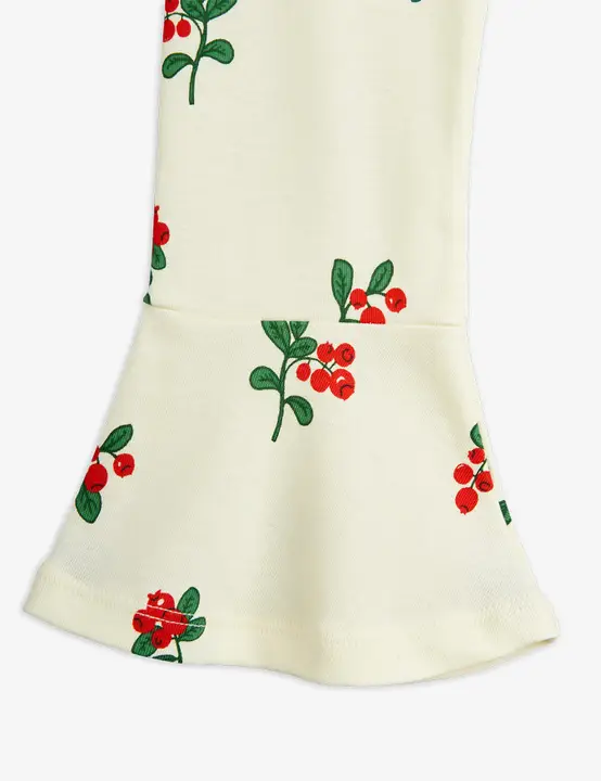 Lingonberries flared trousers