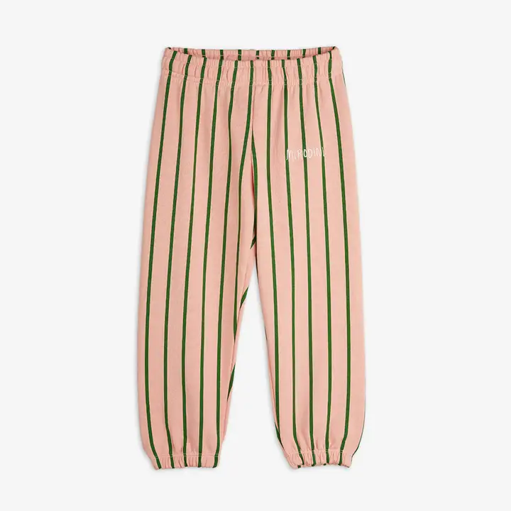Vertical stripe sweatpants