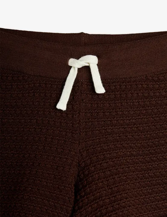 Crochet knit shorts