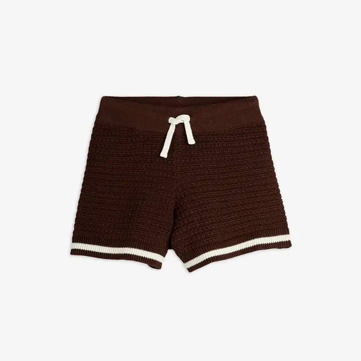 Crochet knit shorts
