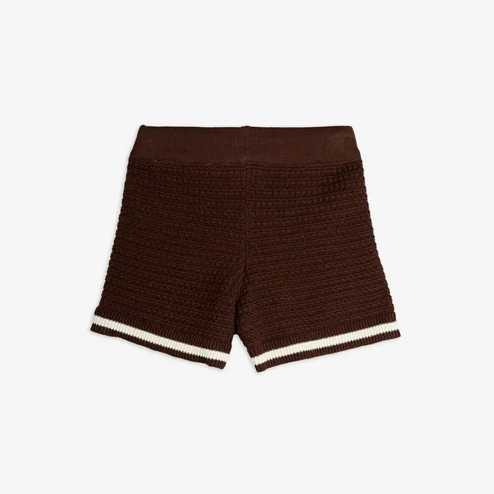 Crochet knit shorts