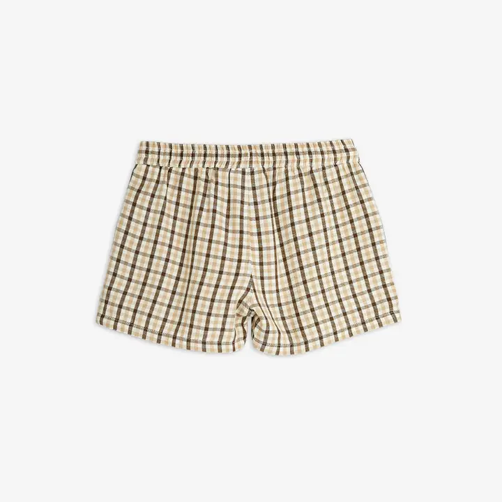 Gingham woven shorts 