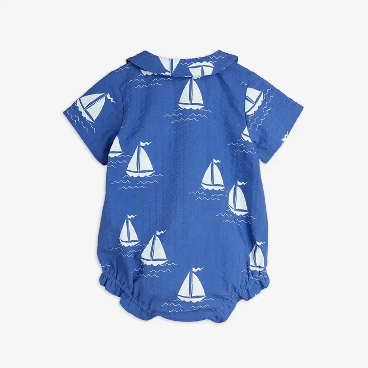 Sailing boats woven bodysuit 