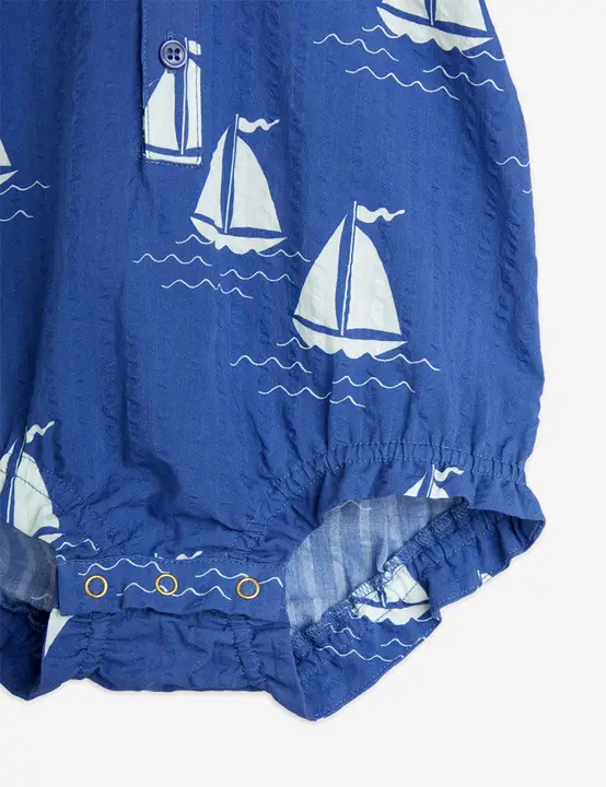 Sailing boats woven bodysuit 