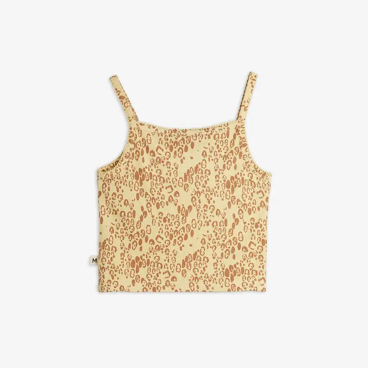 Mini leopard tank top