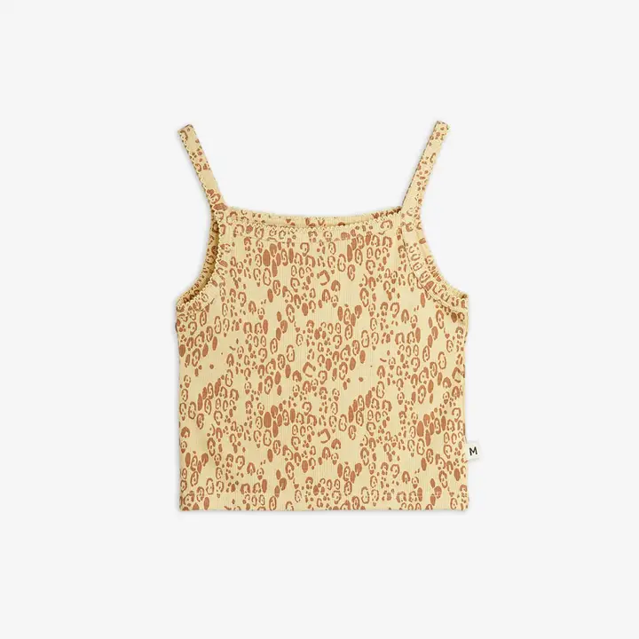 Mini leopard tank top