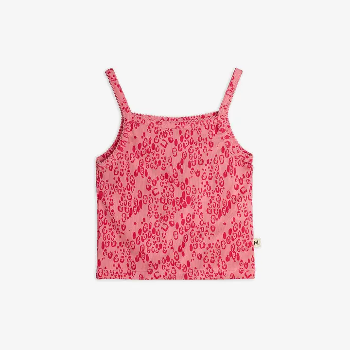 Mini leopard tank top