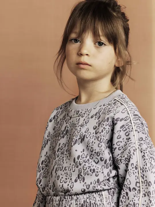 Mini leopard sweatshirt