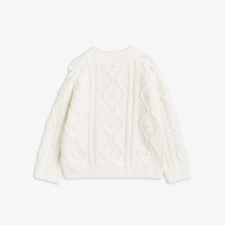 Panda texture knit sweater