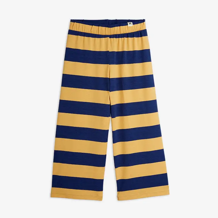 Block stripe trousers