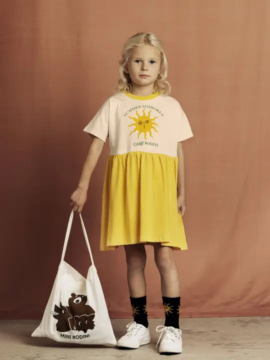 Sun short sleeve dress