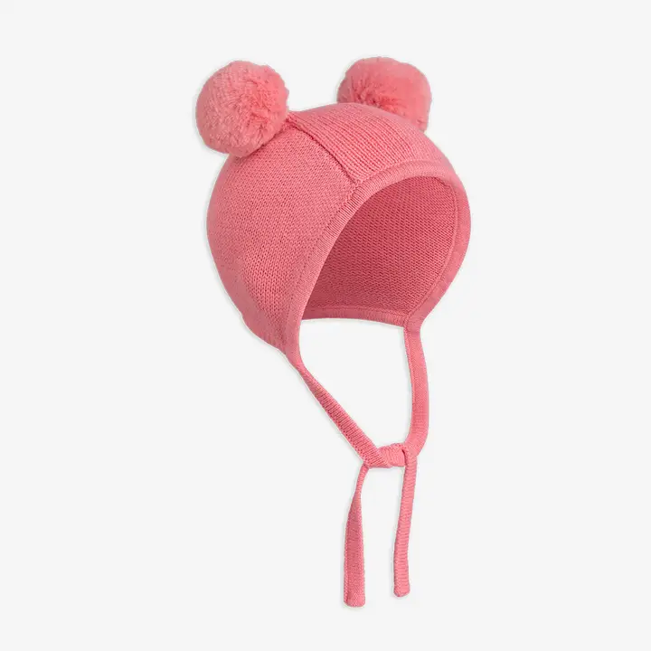 Fine knit baby hat
