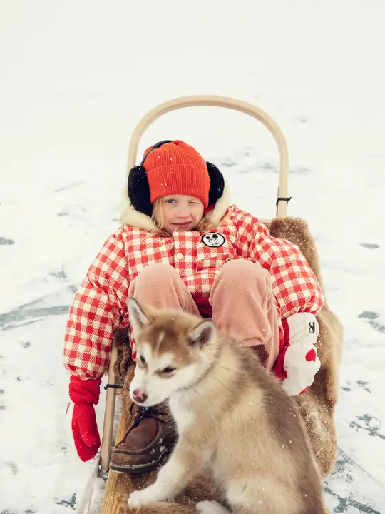 Ritzratz gingham heavy puffer jacket