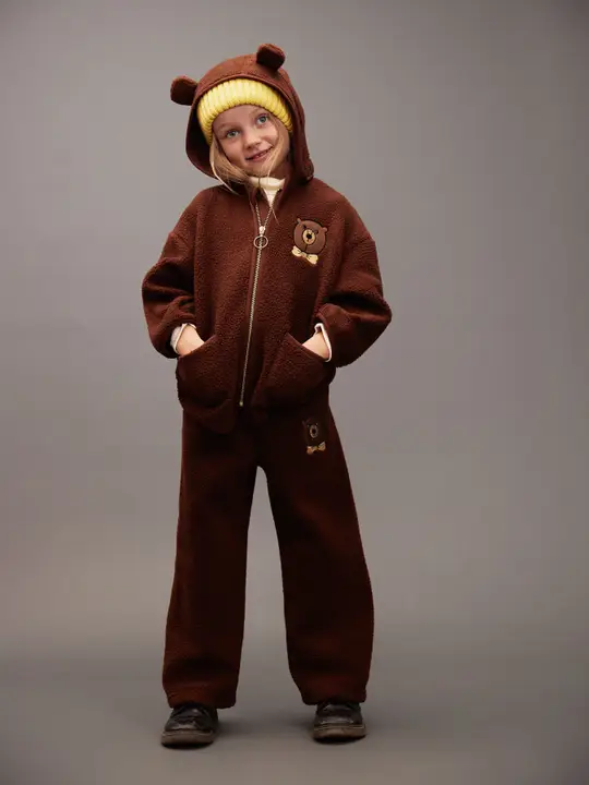 Bear pile trousers