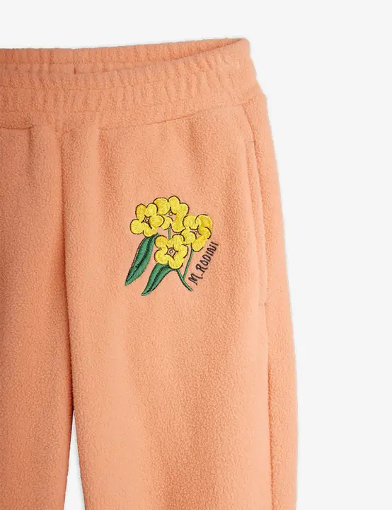 Alpine flowers fleece trousers