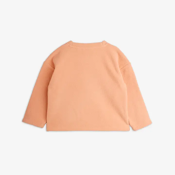 Alpine flowers fleece long sleeve top
