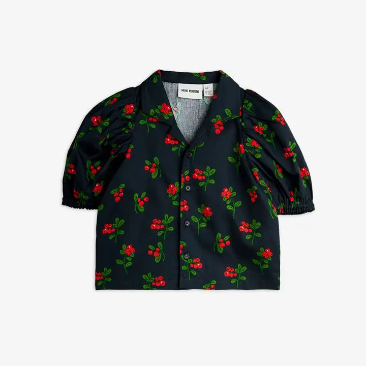 Lingonberries woven blouse