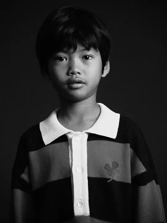 Knitted rugby sweater