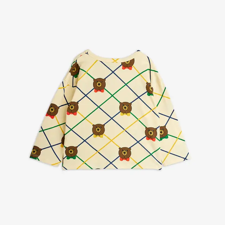Bear check long sleeve T-shirt 