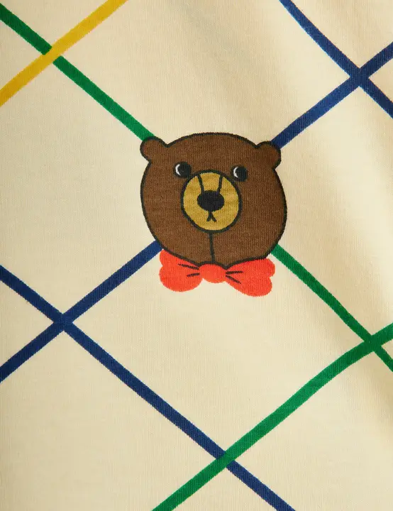 Bear check long sleeve T-shirt 