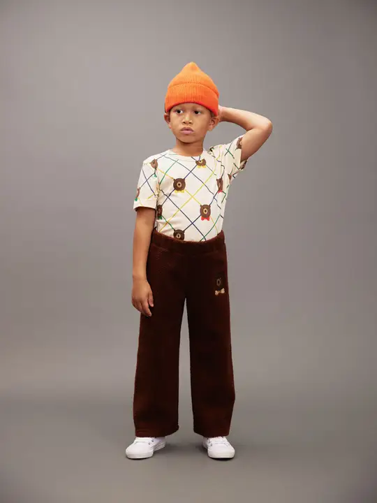 Bear check T-shirt 