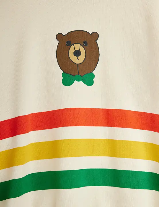 Bear stripe sweatshirt