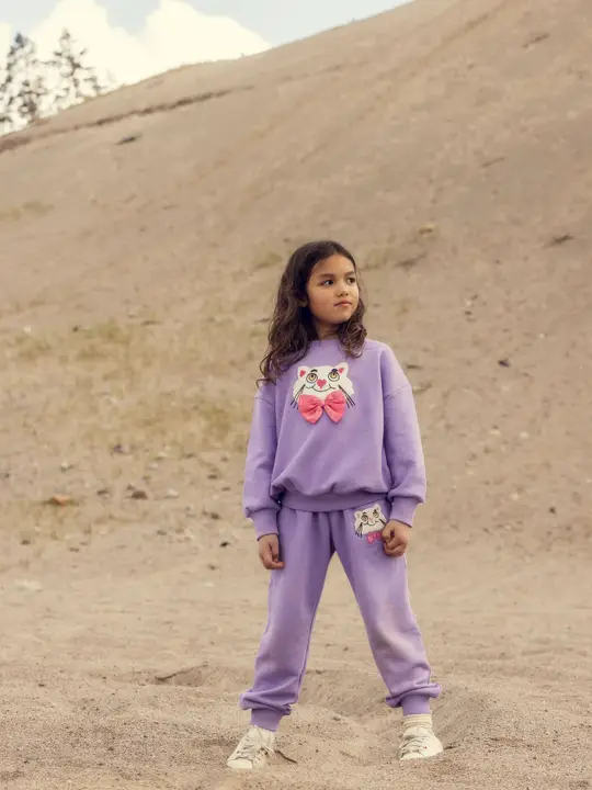 Cat chenille sweatshirt