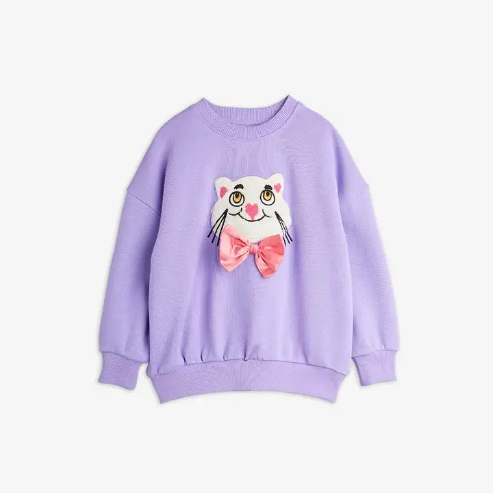 Cat chenille sweatshirt