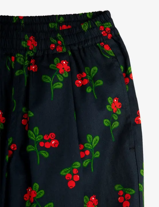 Lingonberries woven trousers