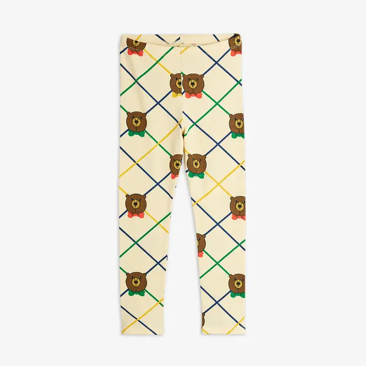 Bear check leggings