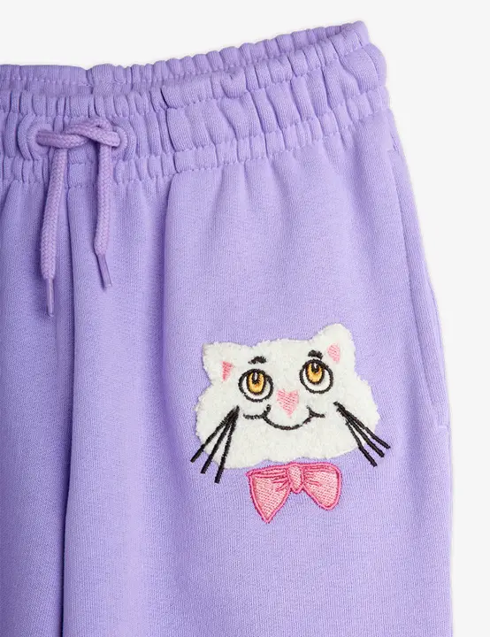 Cat chenille sweatpants