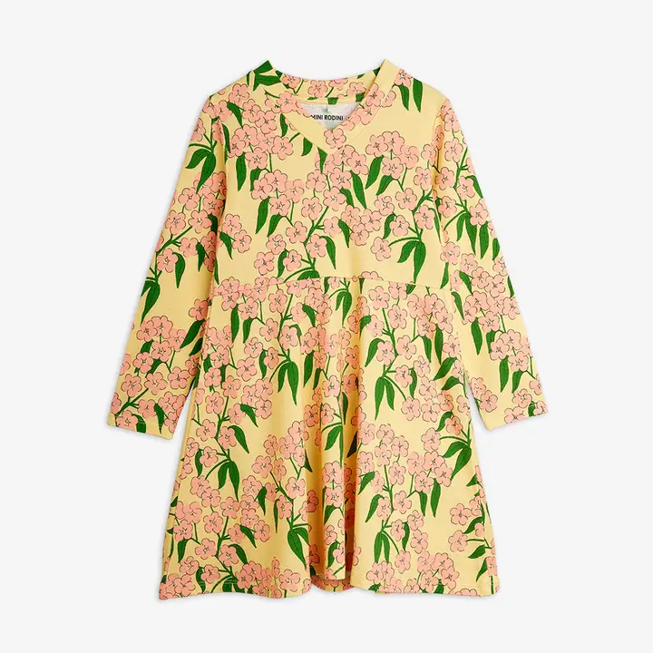 【新品】mini rodini roses woven dress 92/98 Roses Woven Dress Pink | Mini Rodini