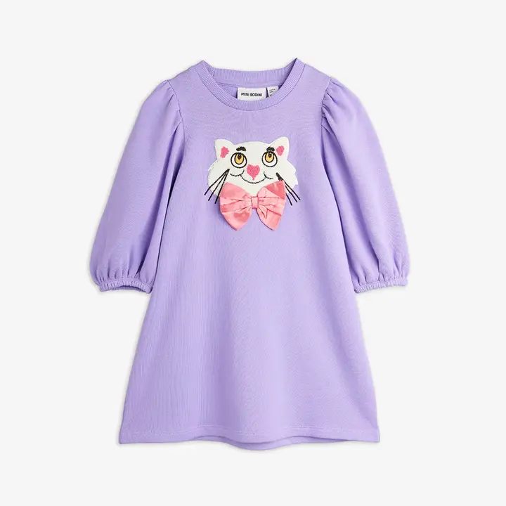 Cat chenille sweatdress