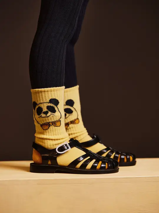 Cat & panda 2-pack socks