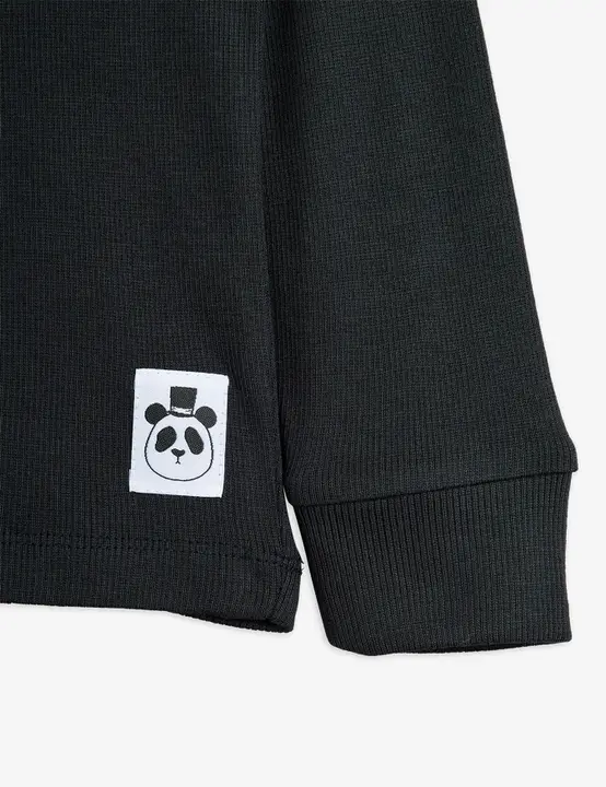 Modal rib long sleeve T-shirt 