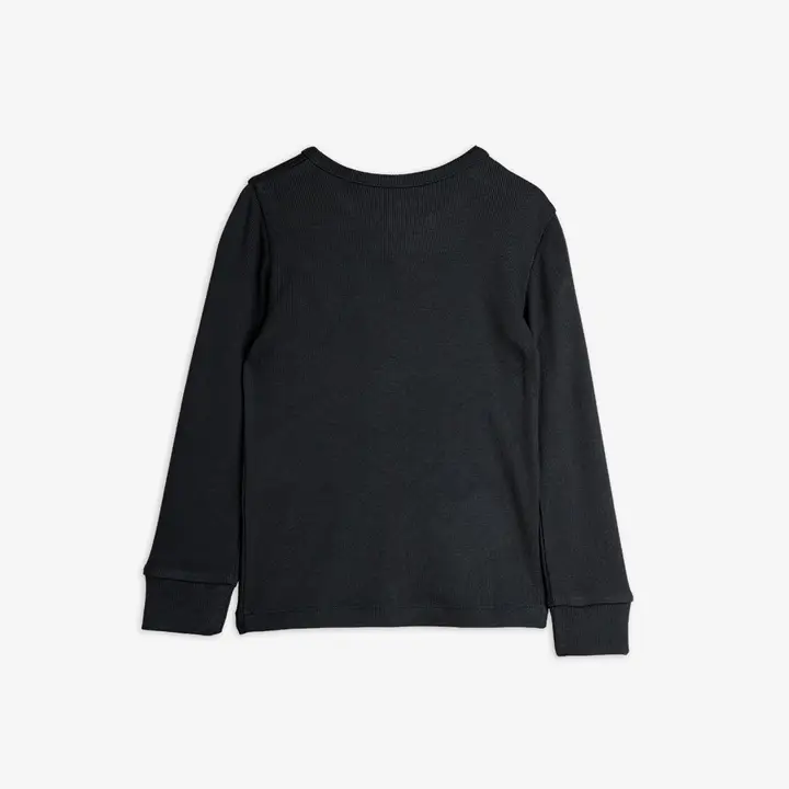 Modal rib long sleeve T-shirt 
