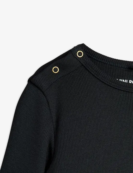Modal rib long sleeve T-shirt 