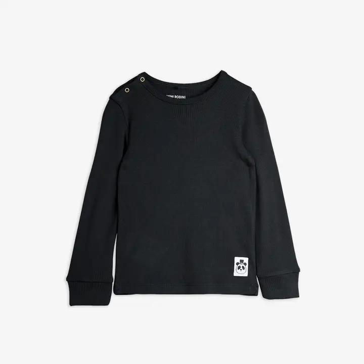 Modal rib long sleeve T-shirt 