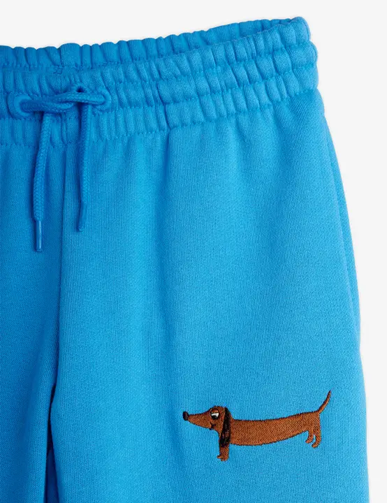 Dog embroidered sweatpants