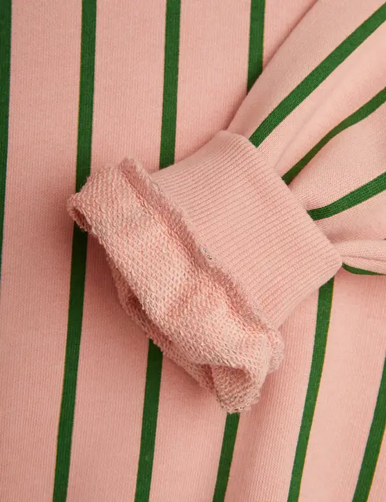 Vertical stripe sweatshirt