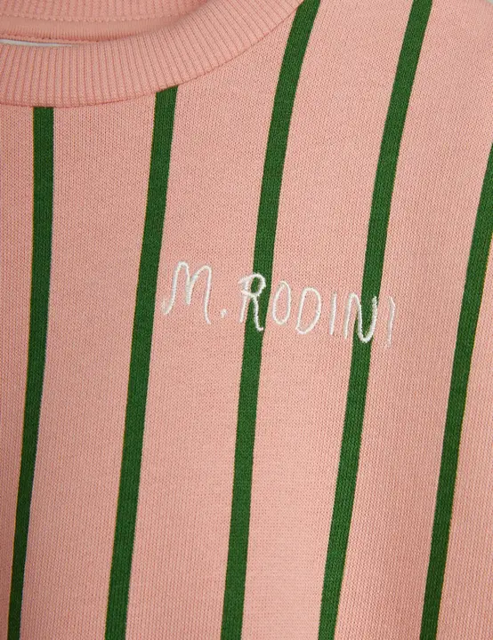 Vertical stripe sweatshirt