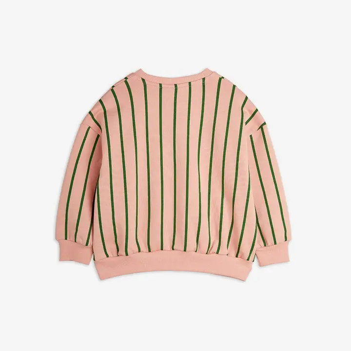 Vertical stripe sweatshirt