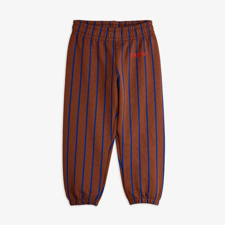 Vertical stripe sweatpants