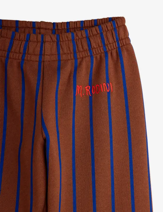 Vertical stripe sweatpants