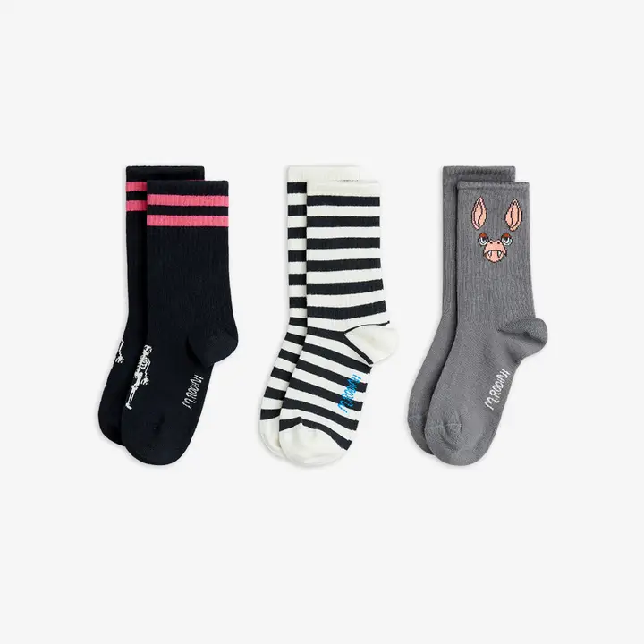 Bat 3-pack socks 