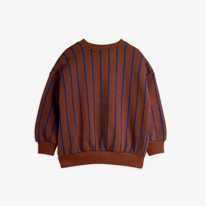 Vertical stripe sweatshirt