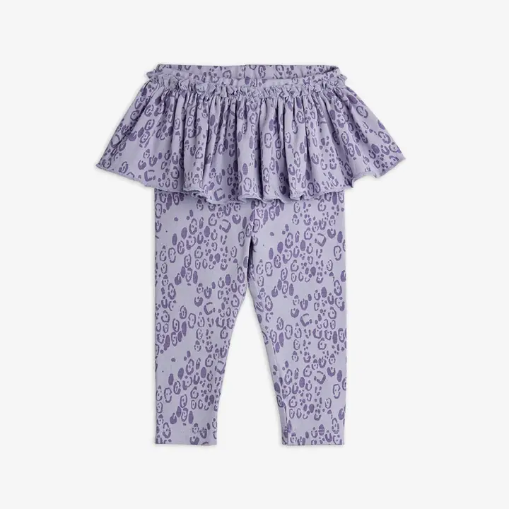 Mini Leopard Skirt Baby Leggings